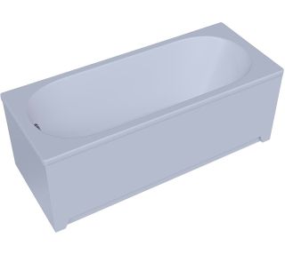 Акриловая ванна Aquatek Оберон OBR170-0000026 170х70 см с фронтальным экраном сборно-разборный сварной каркас